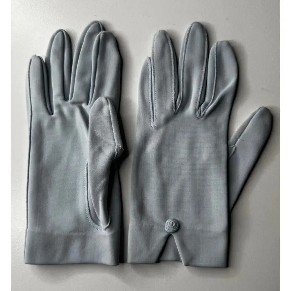Vintage 1950s 60s Ladies Dress Gloves 3 Pair Lot Blue, Ivory White Small